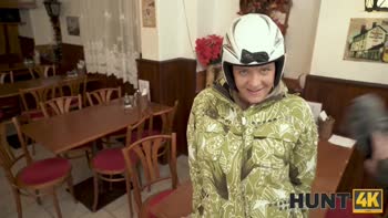 Husband's Shame: Blonde Wife Fucks Skiers While He Watches