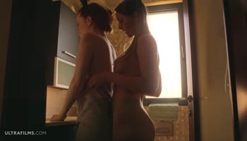 Sia Siberia and Lottie Magne's Intimate Bathroom Lesbian Affair