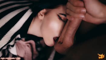 MollyRedWolf's Student Seduction: Deep Throat Blowjobs & Creamy Cowgirl Creampies