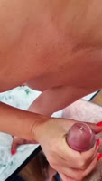 Missxtina's Quickie Handjob for Rent Relief