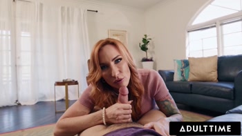ADULT TIME - Upset Busty Redhead MILF Sophia Locke Finds Condoms In Stepson's Drawer!