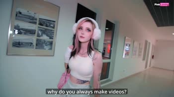 Pinkloving's Public Seduction: No Panties, Anal Delights