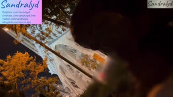 Sandralyd's Midnight Barcelona Blowjob in a Church