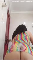 Kenayfox's Sultry Solo - Big Ass Latina Masturbation