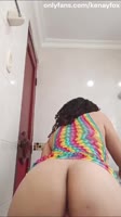 Kenayfox's Sultry Solo - Big Ass Latina Masturbation
