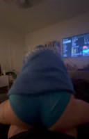 RBrennanP's Petite Brunette Rides My Cock in Reverse Cowgirl POV