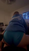 RBrennanP's Petite Brunette Rides My Cock in Reverse Cowgirl POV