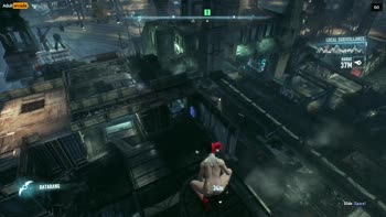 AdultArcade - Harley's Dirty Deeds in 60FPS HD: Batman Arkham Knight Cosplay Parody