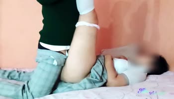 Virgin Teen (18+) in Uniform Fucks Without Condom