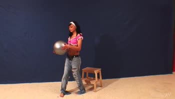 Skinny Seductress: Petite Hottie Struts Her Sexy Stuff