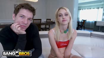 Chloe Cherry's Petite Delight in a Sizzling Interracial Threesome