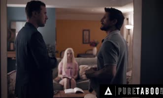 Lana Sharapova's Stepfather & Teacher Betrayal: Rough DP & Creampie Threesome