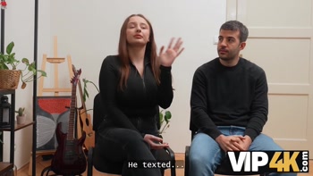 VIP4K. A Slut with HUGE TITS wanna Anal Sex