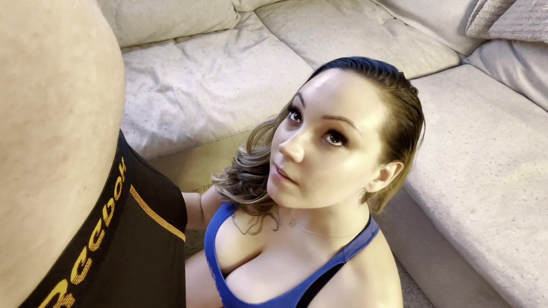 Sasha Foxxx Sucks Cock Dry