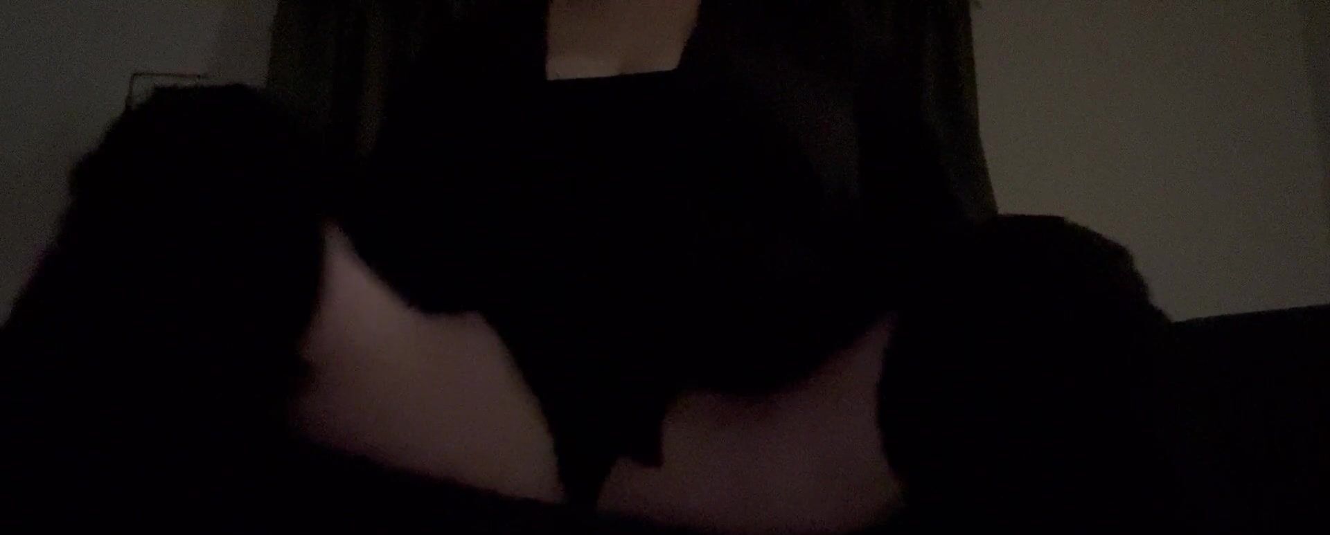 Big Titty Goth Bitch Pleasures herself with Rose Toy