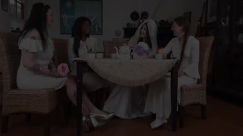 VIP4K. The Bride's friends prepares the best gift for her