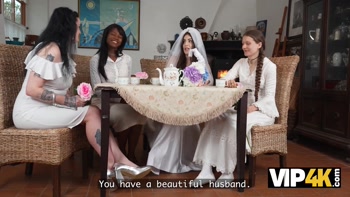 VIP4K. The Bride's friends prepares the best gift for her