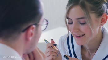 ULTRAFILMS LEGENDARY Eva Elfie is super hot in a outfit, seducing her teacher to fuck