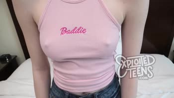 Petite Redhead Teen (18+) Sucks Cock in Sloppy POV Blowjob