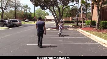 Emily Mena's Petite Passion: A Big-Cocked Biker Takes Her Riding