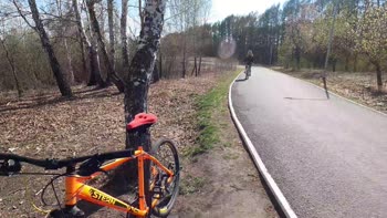 Belovefree's Wild Forest Fling: POV Public Sex on a Bicycle