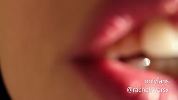L Rivers' Petite GF Roleplay: ASMR Dick Sucking & POV Masturbation