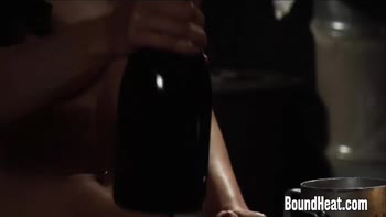 Lesbian Lovemaking Intensified by Madame's Bound Heat