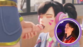 Cheekymz Reacts to Overwatch's Cutest DVA in Sizzling Solo Session