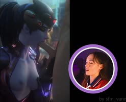 Cheekymz Reacts to Overwatch's Cutest DVA in Sizzling Solo Session
