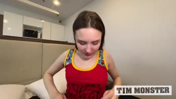 Tim_Monster_Cock - Tim Monster Cock Cheats On GF With Step Sis: Creampie Hardcore