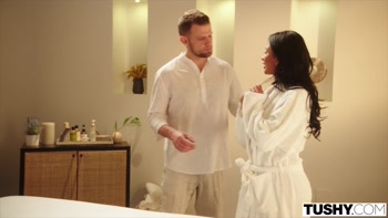 TUSHY Anal Hungry Curvy MILF Anissa Kate Gets Special Massage Treatment