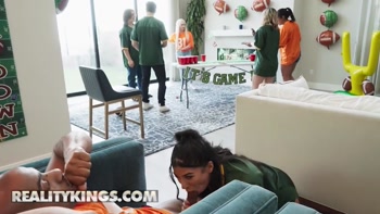 REALITY KINGS - Sexy Jasmine Sherni Scores Big With Mazee At The Sunday Football Party!