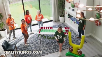 REALITY KINGS - Sexy Jasmine Sherni Scores Big With Mazee At The Sunday Football Party!