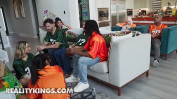 REALITY KINGS - Sexy Jasmine Sherni Scores Big With Mazee At The Sunday Football Party!