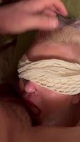 Blindfolded Blonde Delight with ShanDWow