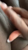 Chocolatedrop9512's Creamy Bliss: BBW Ebony Solo Squirt & Fisting Delight