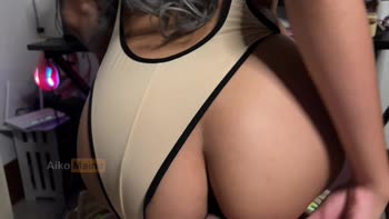 Aiko Maine's Quickie Delight: Cumming Early with My Tight Wet Pussy