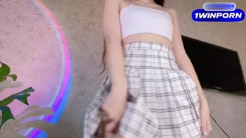 KawaiiSister's Cute Skirt Seduction: Solo Masturbation & Anal Delights