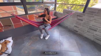 Jhonbiancoworld's Big Cock POV: Roommate Blowjob Ends in Cumming on Her Tits