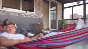 Jhonbiancoworld's Big Cock POV: Roommate Blowjob Ends in Cumming on Her Tits