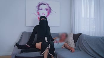 Papimunienio's Amsterdam Fling: Arab Hijabi Babe's Hard Sex Session