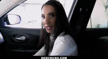 Angelica Cruz Teases Her Stepdad's Big Cock Before Sucking It