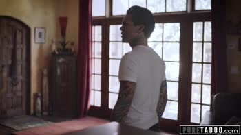 PURE TABOO Step-Brother Catches his Step-Sis Fucking Step-Dad