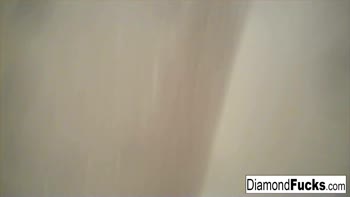 Diamond Kitty's Soapy Shower Seduction