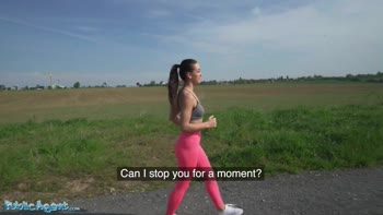 Sculpted Beauty Flashes Her Fit Figure For Cash, Fucks Big Dick