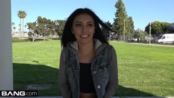 Amateur Teen (18+) Kara Faux Oiled Up and Cream Filled