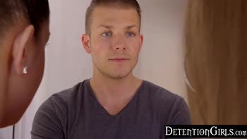 DetentionGirls - Sit And Watch Her Swallow My Load To Keep Me Quiet S1:E7
