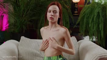 Sherice's Sultry Solo: Redhead Delights with Phone-Porn Frenzy