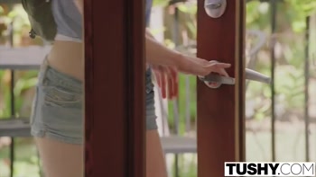 TUSHY Tiny teen (18+) gets her ass gaped