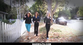 Ryder Skye - MILF Trio Seduces Stepson in Steamy Foursome